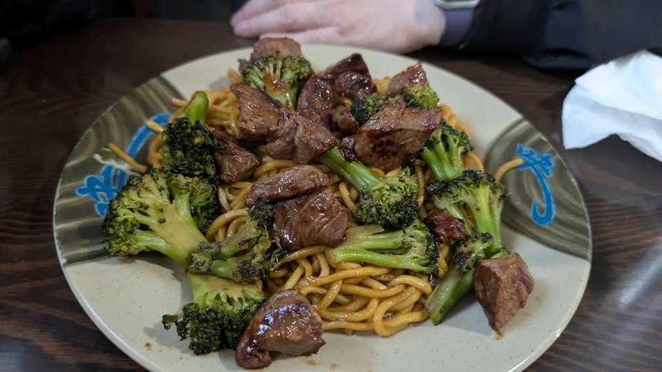 Teriyaki Steak w Broccoli