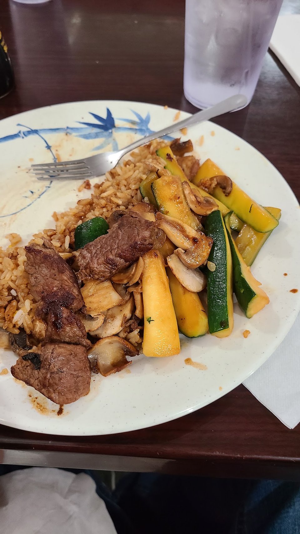 Hibachi Steak w Mushrooms